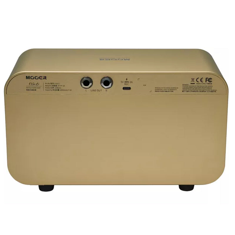 Mooer F15i Li Intelligent Amp IMPERIAL GOLD Amplificatore combo x chitarra 15w