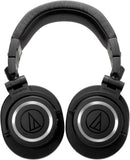 Audio-Technica ATH-M50xBT2 Cuffia Pro Dinam. chiusa bluetooth 2Mic Over-Ear Nero