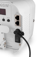 Beamz BBP96SW Uplight Par Led WDMX IRC 6x12w RGBAW-UV batteria e wireless Bianco