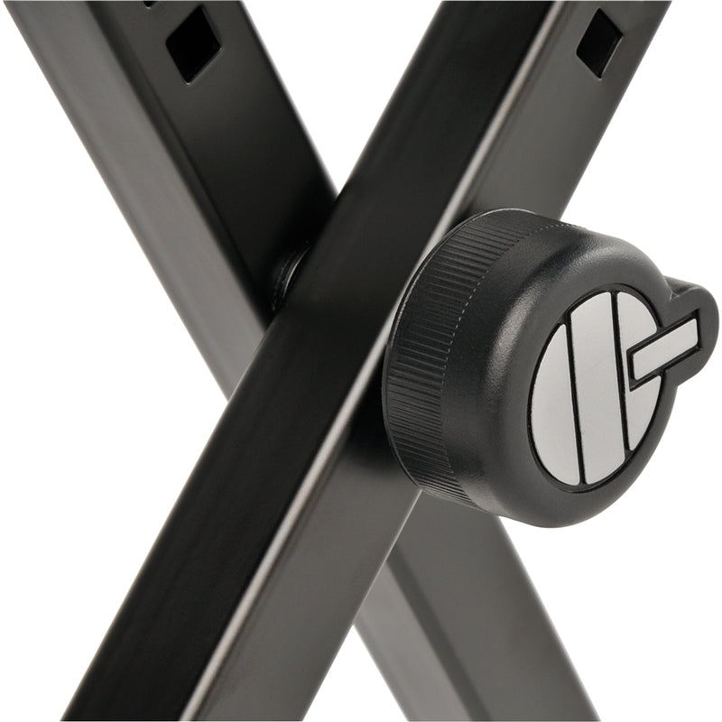 Quik Lok BX8 Panchetta Serie Basic per piano o tastiera cuscino imbottito, Nero