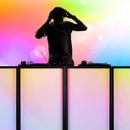 Vonyx DB2 Foldable Dj Screen Pannello Schermo x illuminazione banco Dj, Bianco