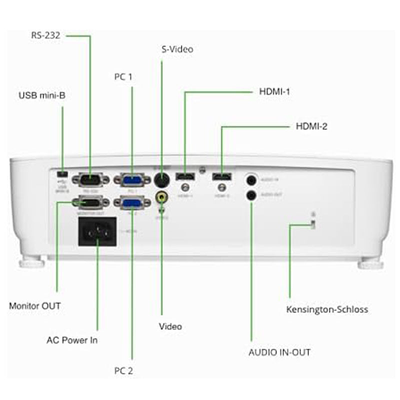 Vivitek DH278 Video proiettore 4.000 ANSI lumen ris. 1920x1080 a WUXGA 1920x1200