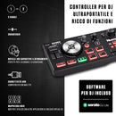 Numark DJ2GO2 TOUCH Controller Dj portatile 2Deck Scheda audio con pre X cuffia