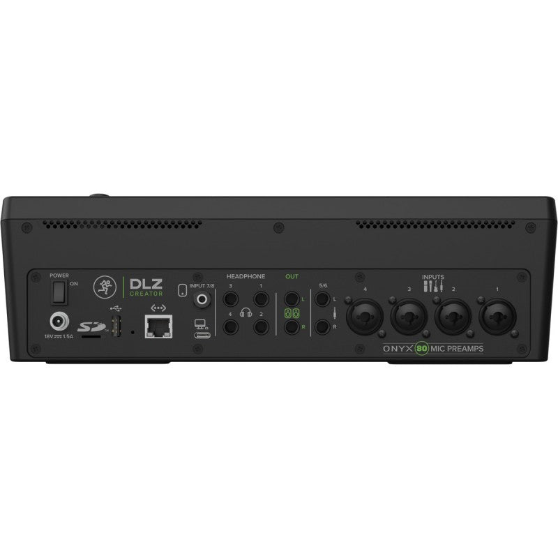 Mackie DLZ CREATOR Mixer digitale Pro x podcasting e streaming, adattivo, Nero