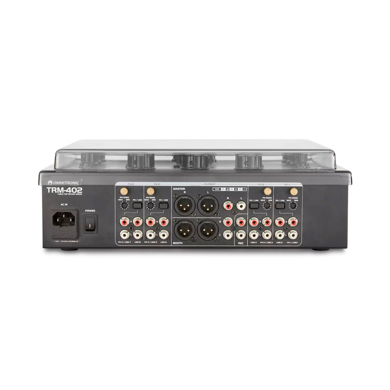 Decksaver OMNITRONIC TRM-402 COVER di protezione trasparente per mixer rotativo