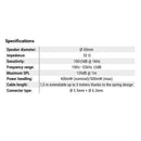 Farfisa FH 300 Cuffia audio cablata Pro x monitoraggio audio registr. mixaggio