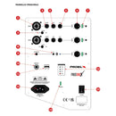 Proel FREEONEX-WH Sistema audio batteria bluetooth 400wBianco+COVERFREEONEX Nero