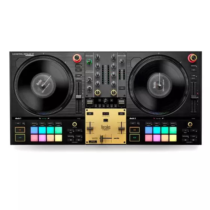 Hercules DJ CONTROL INPULSE T7 Premium Edition Controller 2Deck + fader + borsa