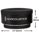 Isoacoustics Iso-Puck Coppia Dischi d'isolamento professionale x Monitor Studio