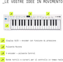 Arturia KEYSTEP 37 MK2 WHITE Tastiera Controller MIDI Sequencer polifon. Bianco - GlobalNet Shop