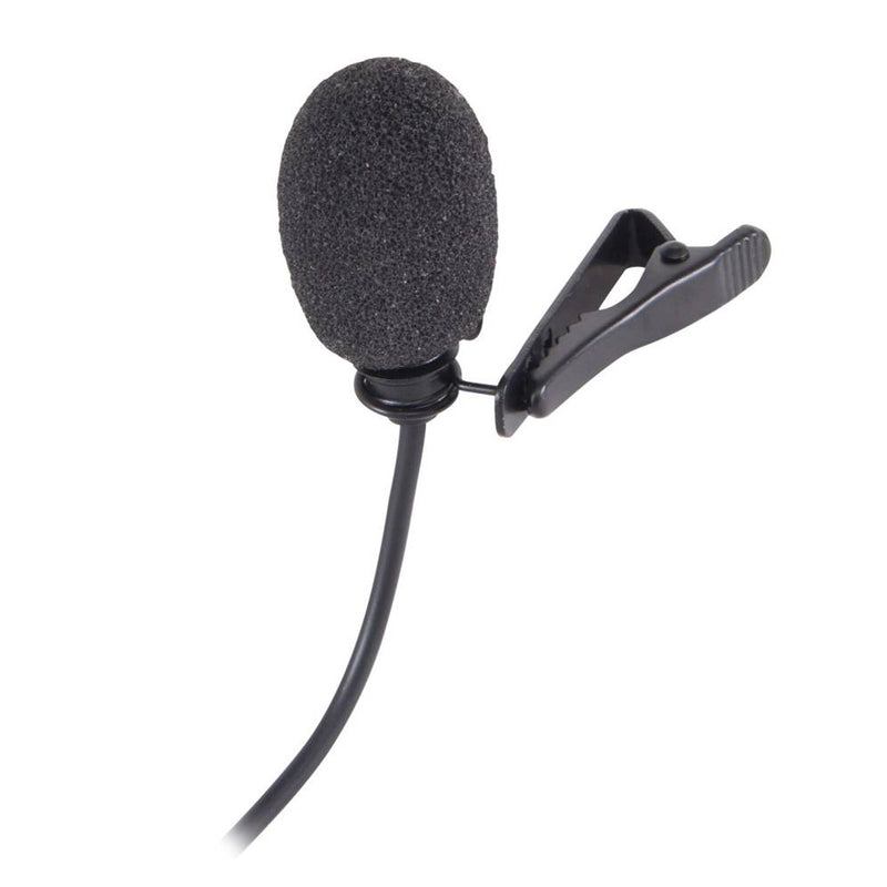 Proel EIKON LCH100SE Microfono Pro Lavalier cablato, con mini jack 3.5mm, Nero