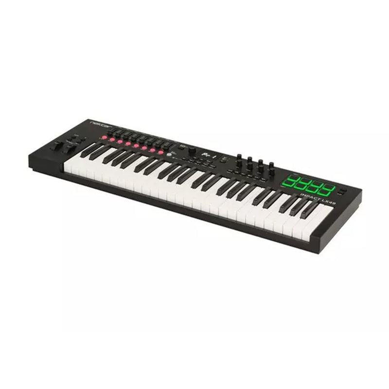 Nektar IMPACT LX49 MK3 Tastiera Controller MIDI e USB a 49 Tasti Sensibili, Nero