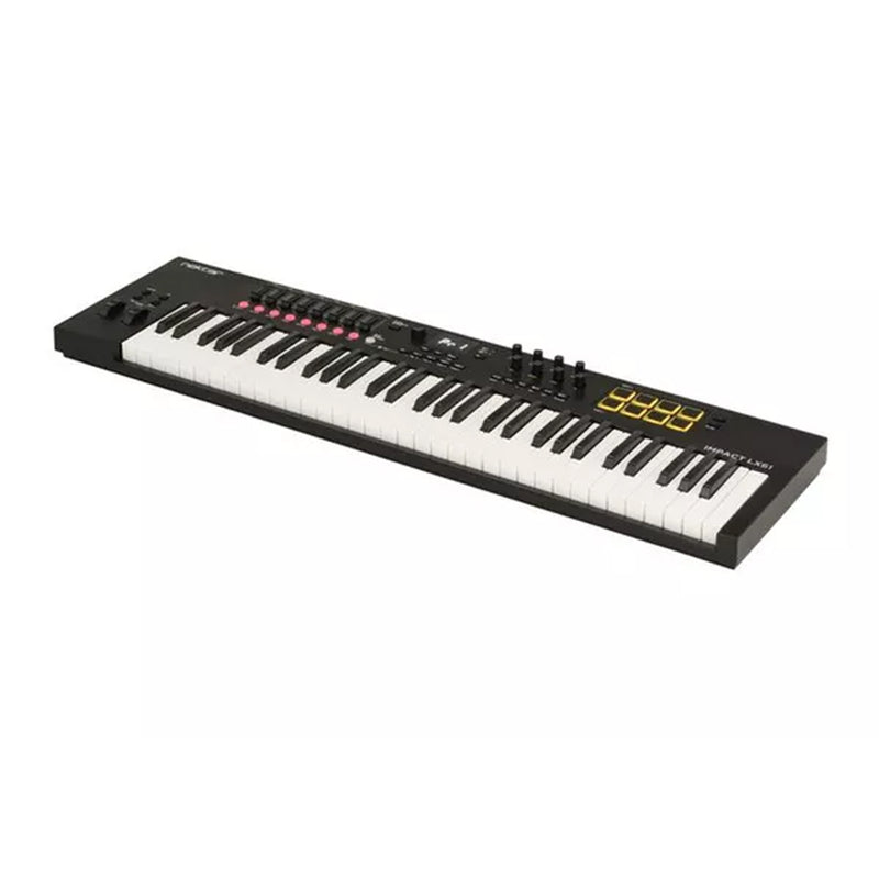 Nektar IMPACT LX61 MK3 Tastiera Controller MIDI e USB a 61 Tasti Sensibili, Nero