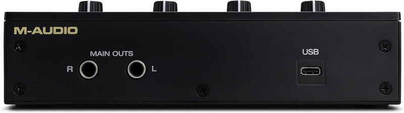 M-Audio M-TRACK DUO HD PRODUCER PACK con Interfaccia audio USB C + Mic + Cuffia
