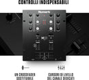Numark M101 USB Mixer Pro x Dj 2 canali, con connessione USB per computer, Nero