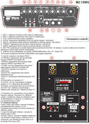 Audiodesign M2 15W/L Trolley Batteria Diffusore Attivo+ 2Mic Palm. Wireless 750w