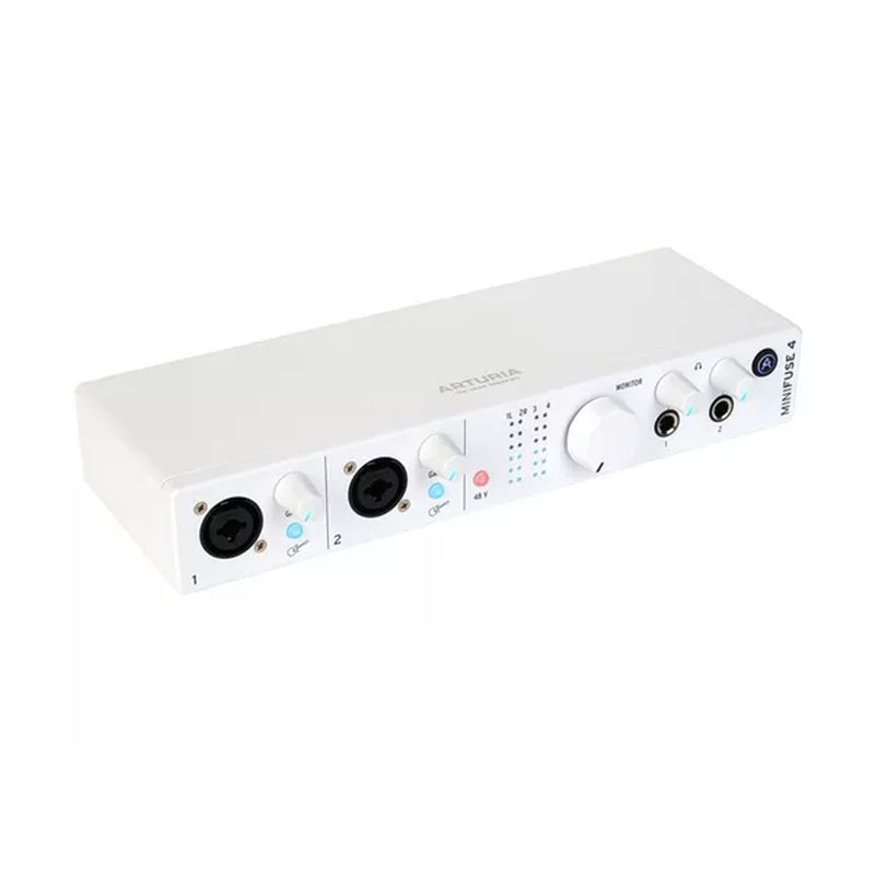 Arturia MINIFUSE 4 WHITE Interfaccia Audio USB C con 2 In Combo, 2 IN TRS, 4 Out