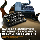 Moog MINIATUR Sintetizzatore Pro Analog. MIDI Polif. Mono con collegam. in serie