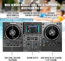 Numark MIXSTREAM PRO GO Controller Dj 2Deck a batteria con Wi-Fi integrato Touch