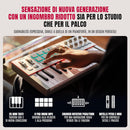 Akai MPK Mini Play MKIV Mini Tastiera Controller Midi 25T, USB e 8 Pad MPC, Grey