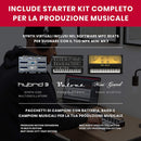 Akai MPK Mini MKIII Mini Tastiera Controller 25Tasti MIDI USB 8 Drum Pad, White