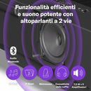 Yamaha P-225WH Pianoforte Tastiera Digitale musicale 88 tasti pesati, Bianco