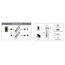 Xvive P3D Coppia Ricevitore Audio Bluetooth a XLR x audio da smartphone, tablet