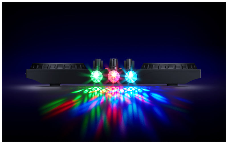 Numark PARTY MIX MKII Controller Dj 2Deck x Serato DJ Lite + Spettacolo di luci