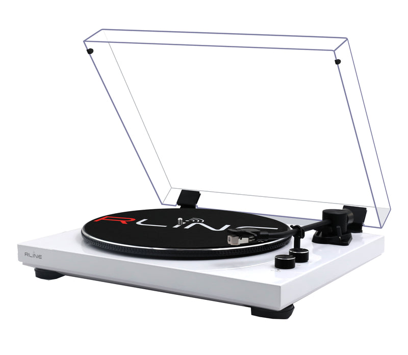 Redline RLTN11GWH Giradischi cinghia Bluetooth Bianco L+IS FRX08AW Diffusore 60w