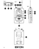 Proel EIKON RM3000EKA Sistema In-ear Monitor stereo profession. x cantanti Nero