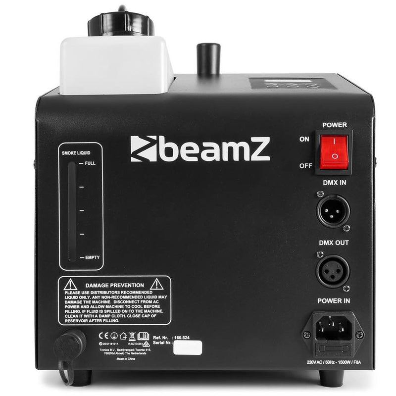 Beamz SB1500LED Smoke & Bubble Machine RGB Leds Macchina per Bolle e Fumo, RGB