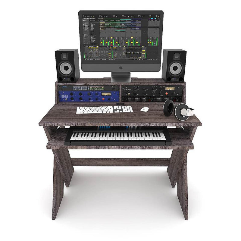 Glorious SOUND DESK COMPACT WALNUT Workstation console x produz. musicali, Noce