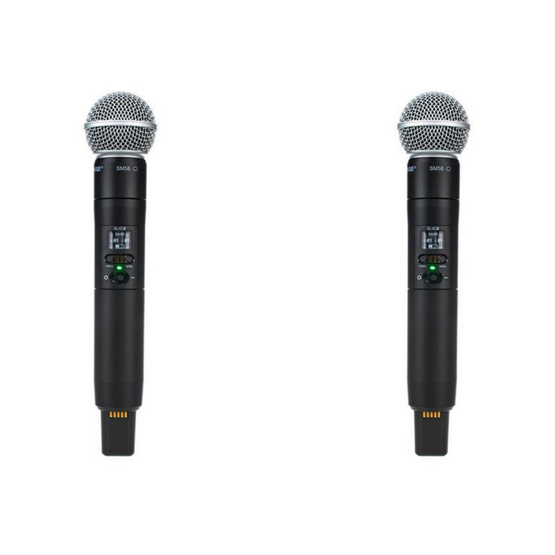 Shure SLXD24DE-SM58-J53 Freq. 562-606 Coppia Microfono Palmare Pro Wireless SM58
