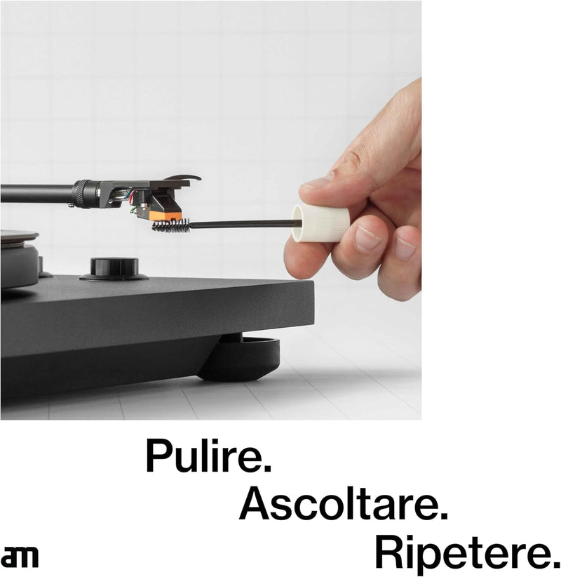 AM Clean Sound STYLUS CLEANER Liquido detergente + spazzolino x pulizia puntina