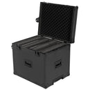 UDG U91101BL Ultimate Flight Case 4CDJ/Mixer Black Plus Trolley & Spinner Wheels