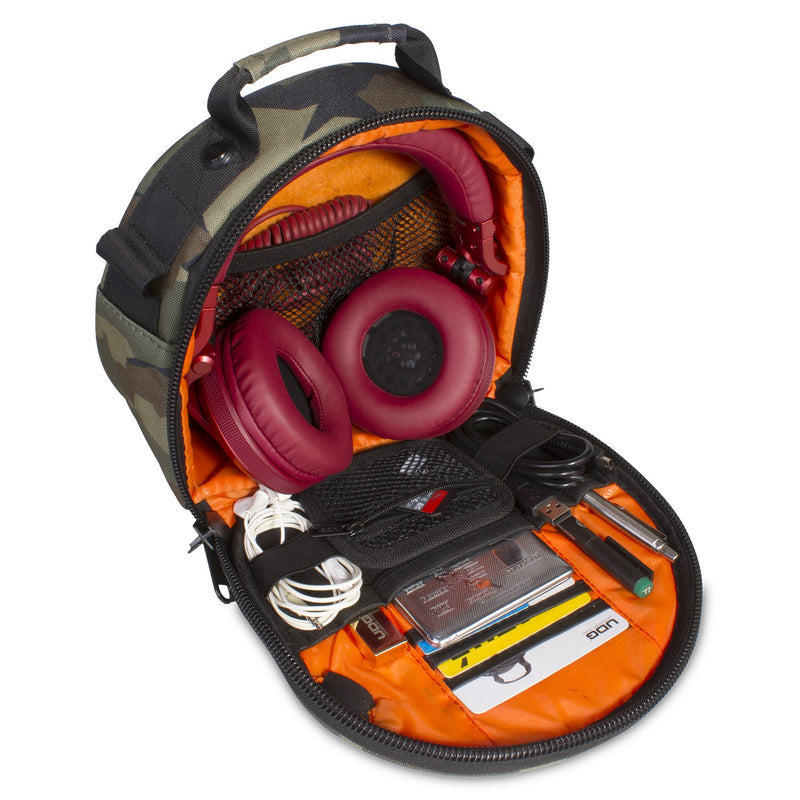 UDG U9950BC-OR Ultimate DIGI Headphone Bag Black Camo Orange Inside Borsa Cuffie