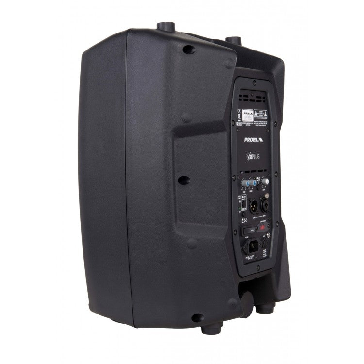 Proel V8PLUS Coppia Casse+MQ6FX Mixer+2Mic DM800+2Stativi+2Cavi