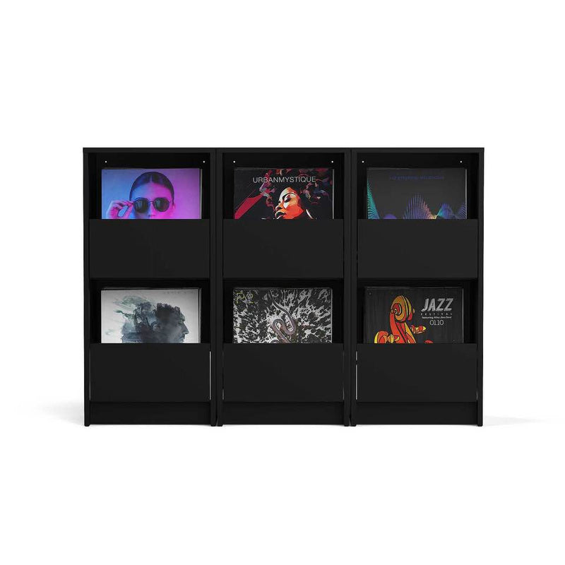 Glorious VINYL VAULT BLACK La soluzione modulare x archiviare dischi vinile Nero