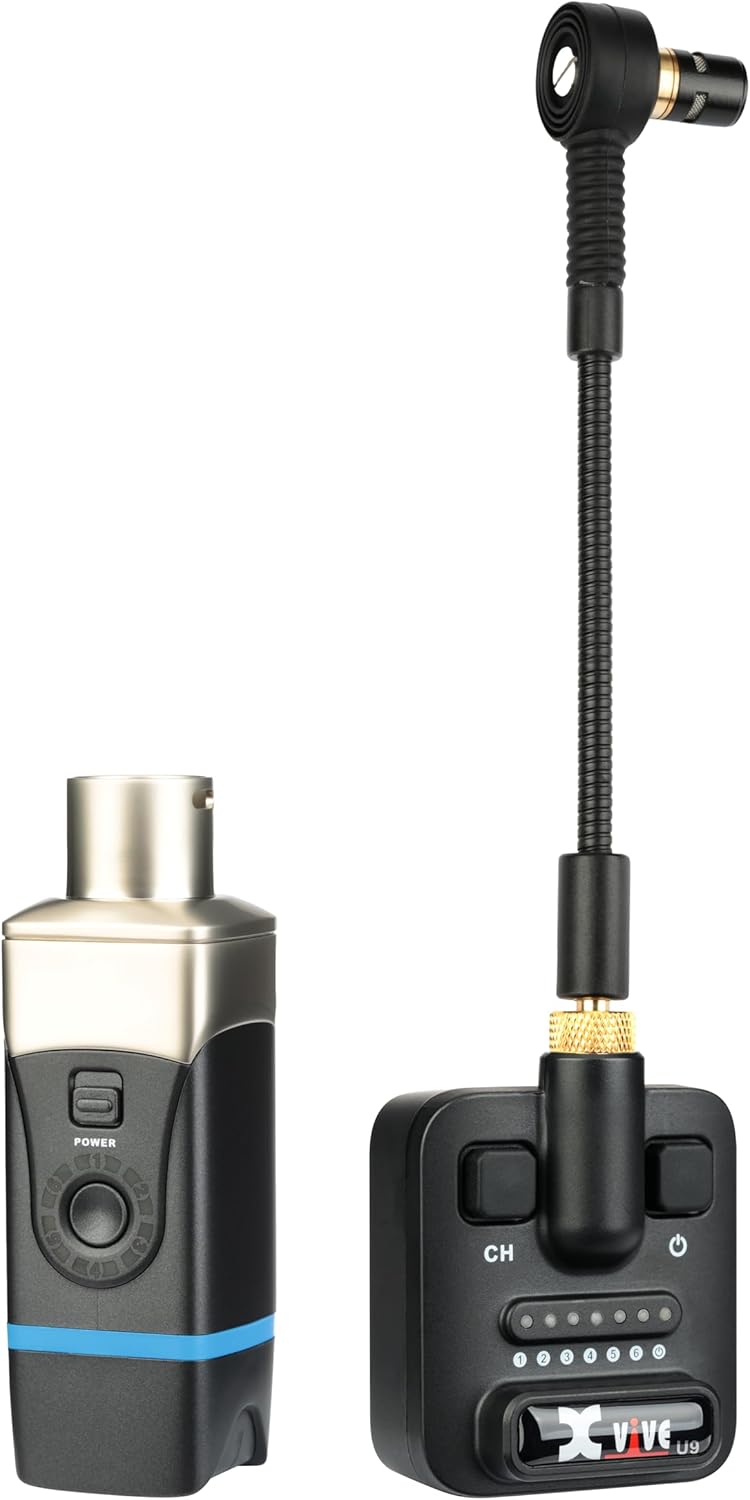 Xvive U9 Sistema microfonico wireless digitale per violino