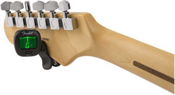 Fender FT-1 Pro Clip-On Tuner Black Accordatore multifunzione sensore vibrazione