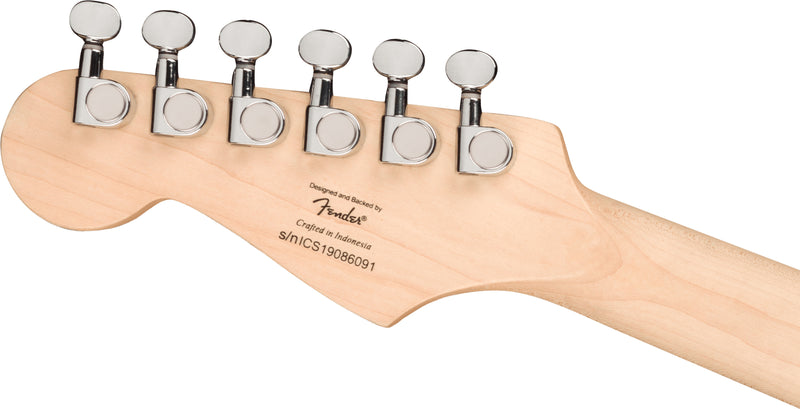 Fender Mini Stratocaster White Pickguard Shell Pink Chitarra Elettrica a 20T