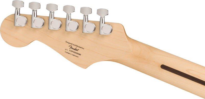 Fender Squier Sonic Stratocaster White Pickguard, Black Chitarra Elettrica a 21T