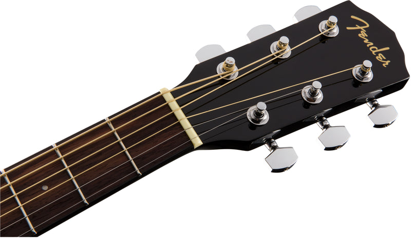 Fender CD-60S Dreadnought, Walnut Fingerboard Black Chitarra Acustica a 20 tasti