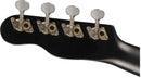 Fender Venice Soprano Uke Walnut Fingerboard Black profilo sottile manico a "C"