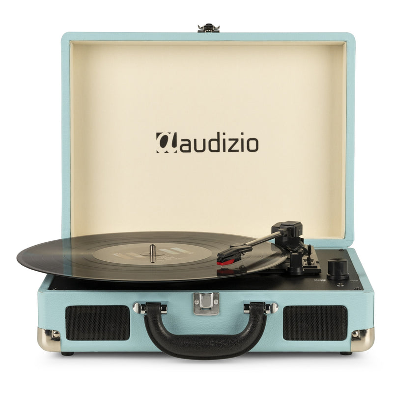 Audizio RP114BL (102.040) Giradischi valigetta altoparlanti 10W RMS e USB, Blue