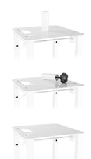 Vonyx DJP170 DJ Plinth with foldable Baseplate B/N Supporto x luce piegh. reg. - GlobalNet Shop