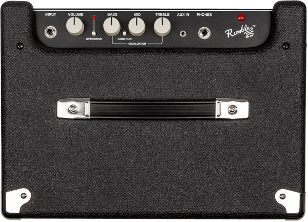 Fender Rumble 25 (V3) Black/Silver Amplificatore per basso elettrico da 25w