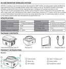 Swiff Audio WX520 IN-EAR MONITOR WIREL.1 Trasm. cust. di ricarica 1 Ricev.5,8GHz - GlobalNet Shop