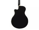 Yamaha APX600 BL Chitarra Acustica Elettrificata CutAway, Black, Nera