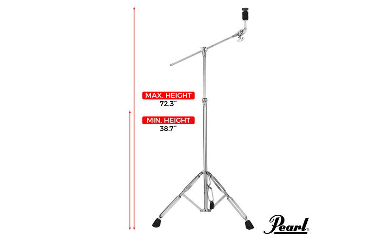 PEARL BC-820 Cymbal Boom Stand Asta a giraffa doppia staffa x piatti di batteria